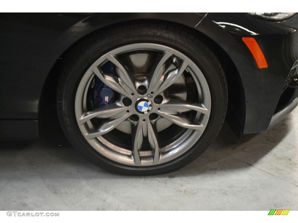 2015 2 Series M235i Convertible - Black Sapphire Metallic / Black photo #3