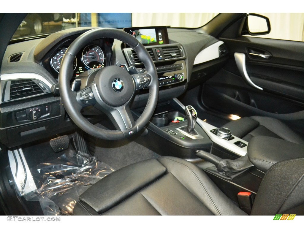 Black Interior 2015 BMW 2 Series M235i Convertible Photo #107971088