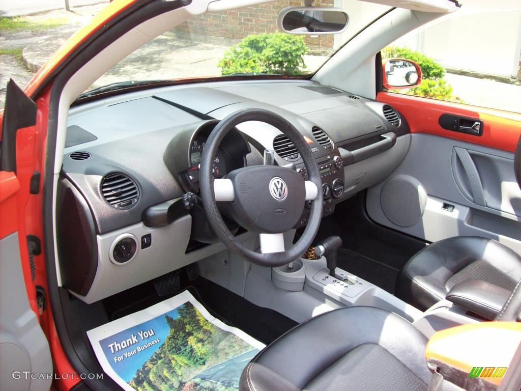 2005 New Beetle GLS Convertible - Sundown Orange / Black photo #9