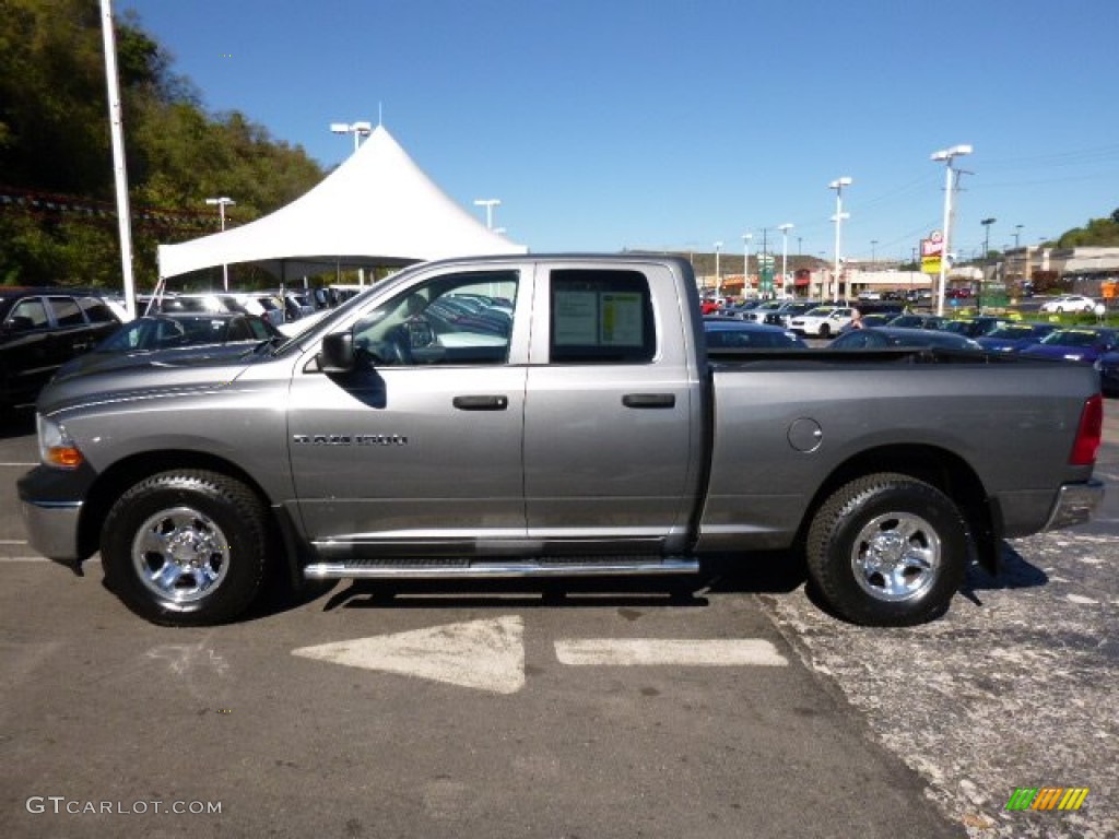 2011 Ram 1500 SLT Quad Cab 4x4 - Mineral Gray Metallic / Dark Slate Gray/Medium Graystone photo #2