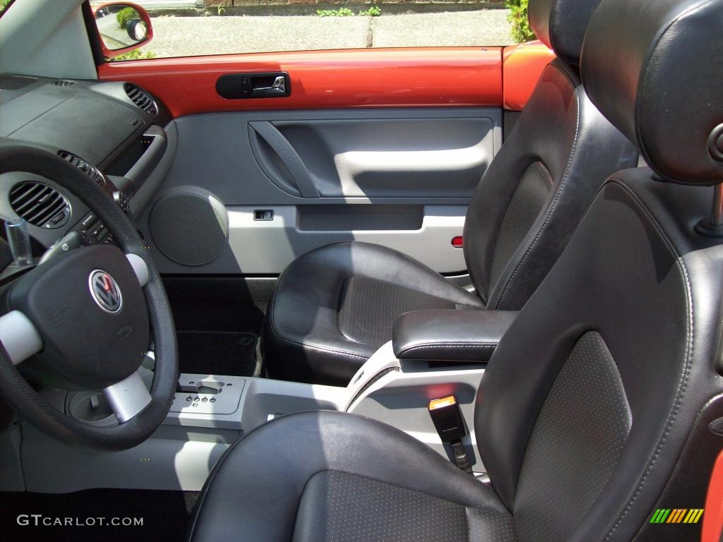 2005 New Beetle GLS Convertible - Sundown Orange / Black photo #10