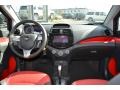 2015 Chevrolet Spark Red/Red Interior Dashboard Photo