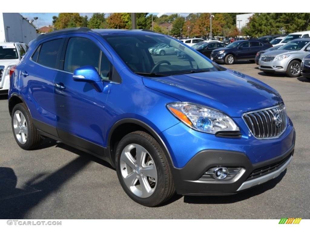 Brilliant Blue Metallic 2015 Buick Encore Premium AWD Exterior Photo #107972114