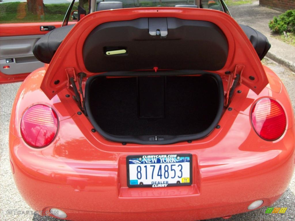 2005 New Beetle GLS Convertible - Sundown Orange / Black photo #16