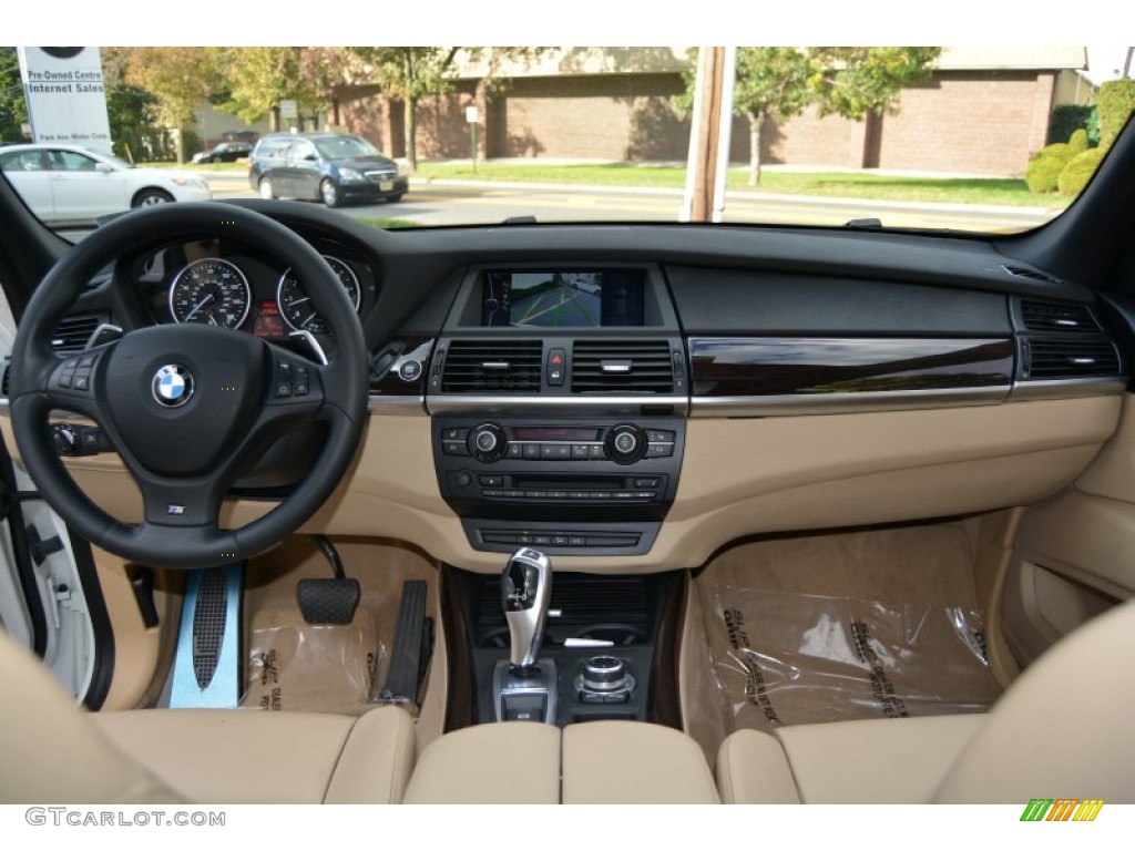 2013 BMW X5 xDrive 35i Sport Activity Sand Beige Dashboard Photo #107973341