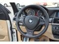 Sand Beige 2013 BMW X5 xDrive 35i Sport Activity Steering Wheel