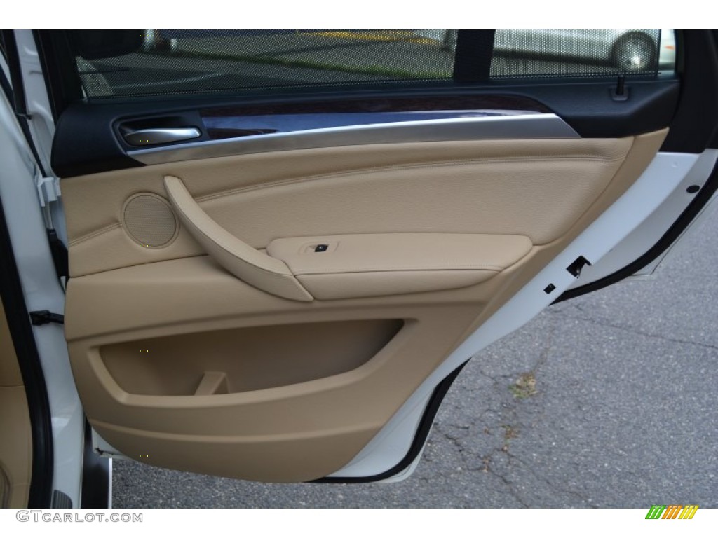 2013 BMW X5 xDrive 35i Sport Activity Sand Beige Door Panel Photo #107973596
