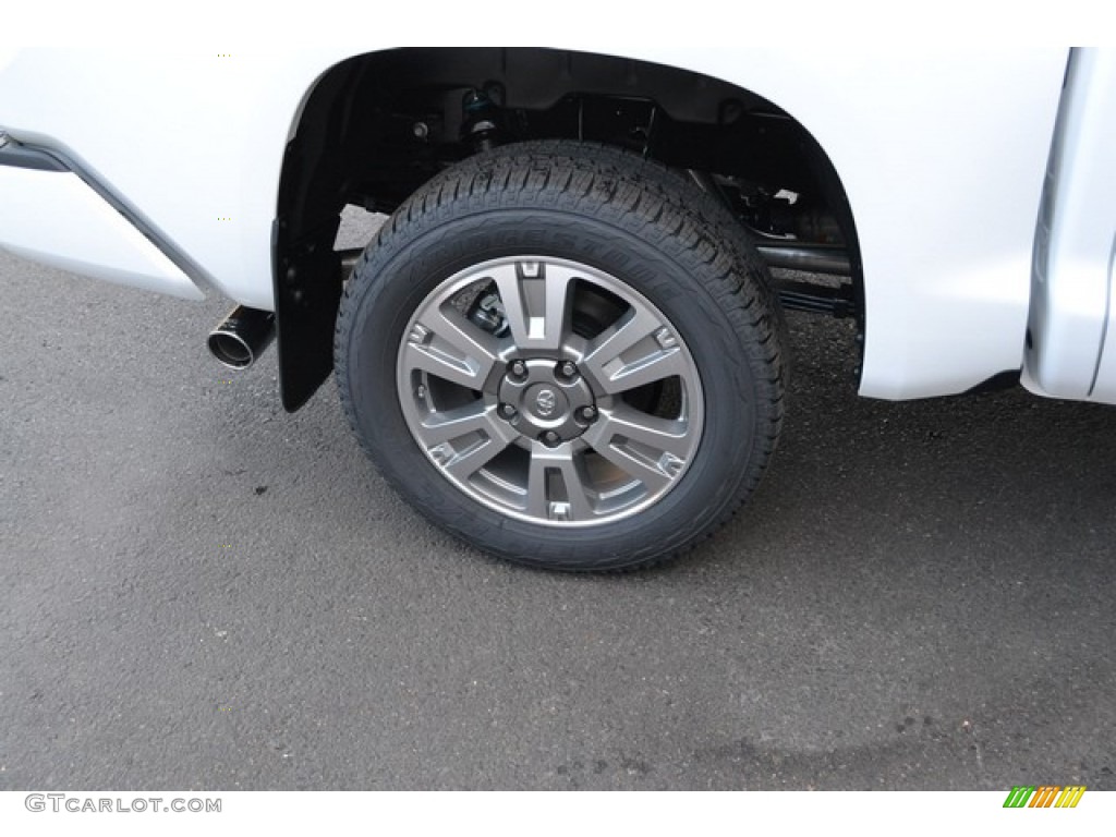 2016 Tundra Platinum CrewMax 4x4 - Super White / Black photo #12