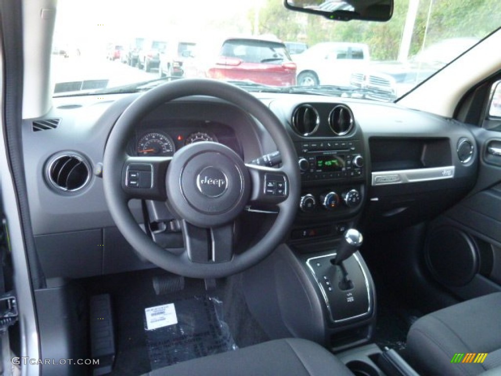 Dark Slate Gray Interior 2016 Jeep Compass Sport Photo #107975858