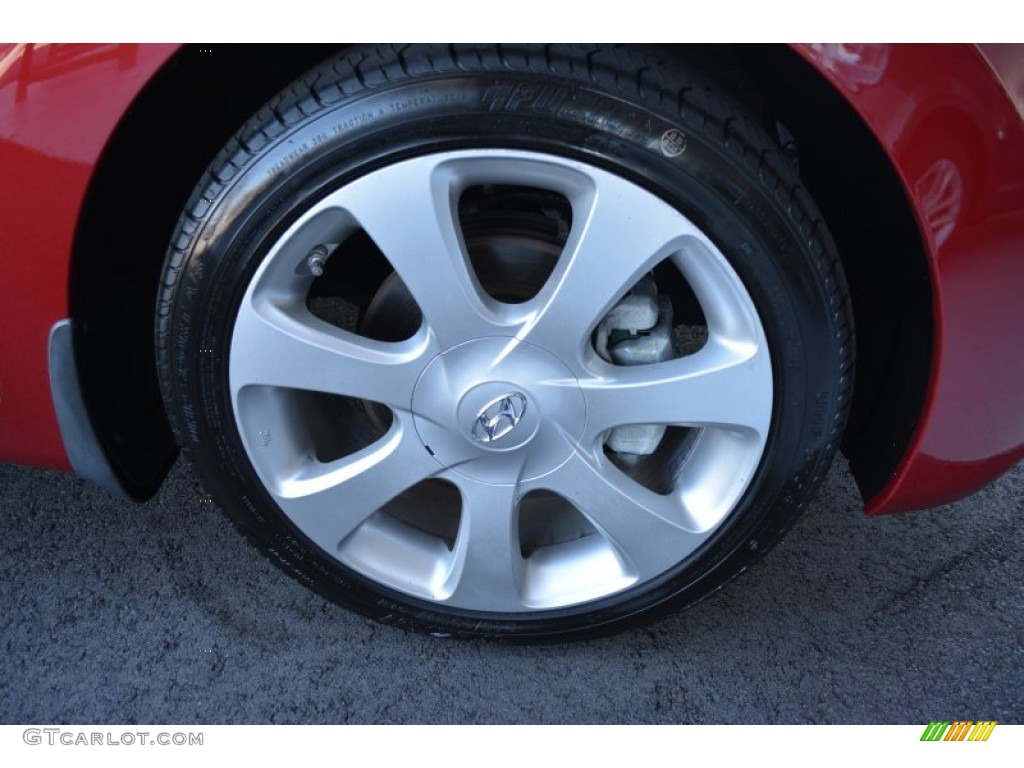 2013 Elantra Limited - Sparkling Ruby / Black photo #8