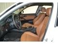 Saddle Brown Dakota Leather Front Seat Photo for 2011 BMW 3 Series #107978204