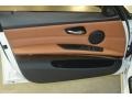 Saddle Brown Dakota Leather Door Panel Photo for 2011 BMW 3 Series #107978486