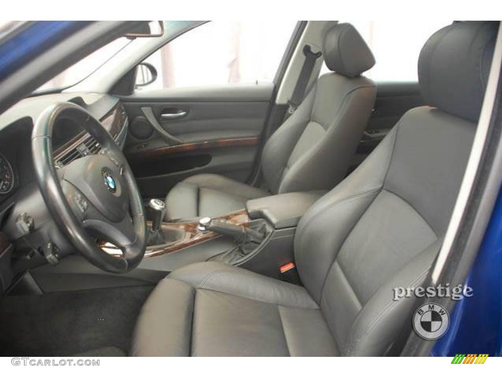 2007 3 Series 335i Sedan - Montego Blue Metallic / Black photo #11