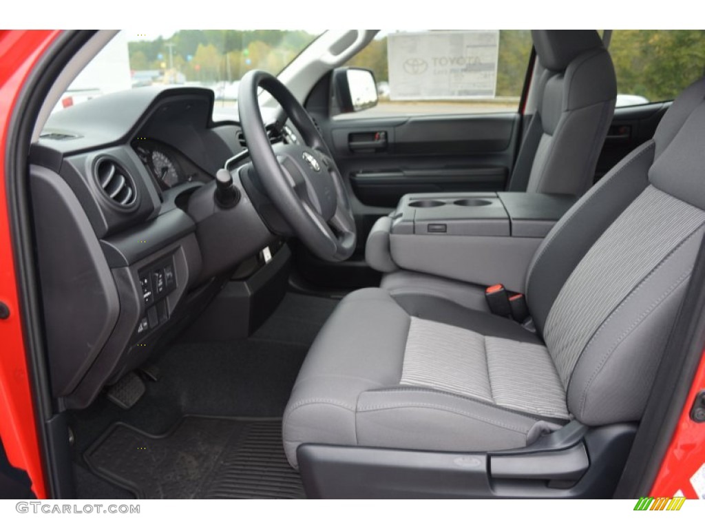 Graphite Interior 2016 Toyota Tundra SR Double Cab 4x4 Photo #107980559