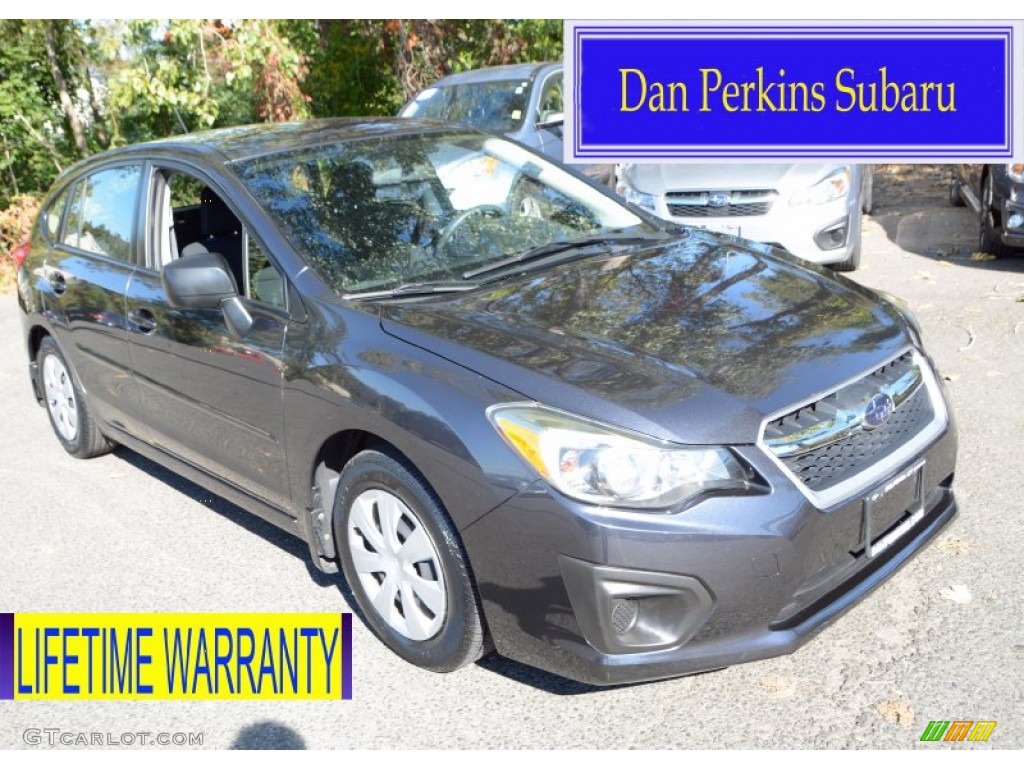 2012 Impreza 2.0i 5 Door - Obsidian Black Pearl / Black photo #1