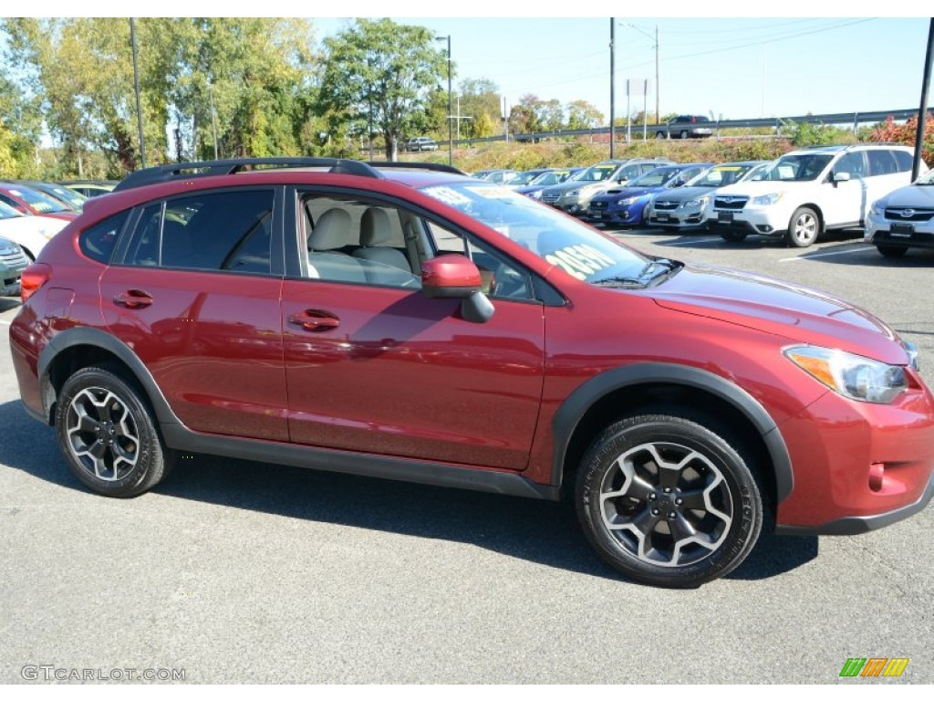 2013 XV Crosstrek 2.0 Premium - Venetian Red Pearl / Ivory photo #4
