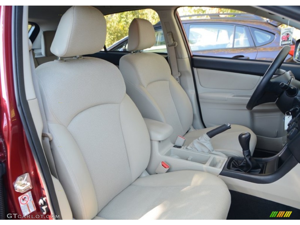 2013 XV Crosstrek 2.0 Premium - Venetian Red Pearl / Ivory photo #13