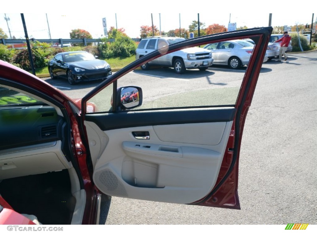 2013 XV Crosstrek 2.0 Premium - Venetian Red Pearl / Ivory photo #18