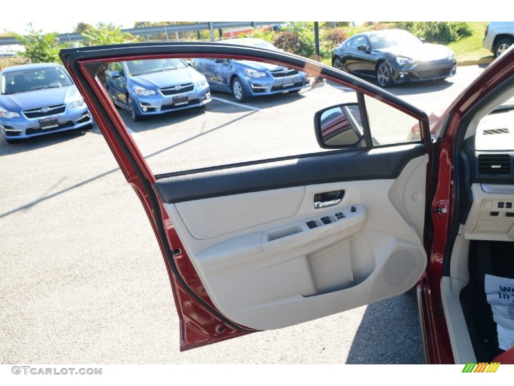 2013 XV Crosstrek 2.0 Premium - Venetian Red Pearl / Ivory photo #20