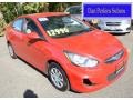 2013 Boston Red Hyundai Accent GLS 4 Door  photo #1