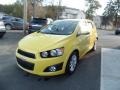 Bright Yellow - Sonic LT Hatchback Photo No. 2
