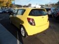 Bright Yellow - Sonic LT Hatchback Photo No. 7