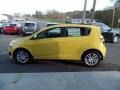 Bright Yellow - Sonic LT Hatchback Photo No. 8