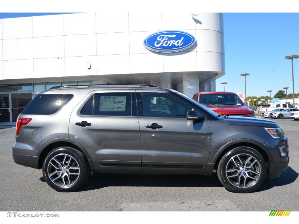 Magnetic Metallic 2016 Ford Explorer Sport 4WD Exterior Photo #107983904