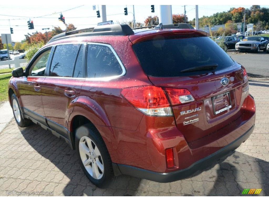 2014 Outback 2.5i Premium - Venetian Red Pearl / Ivory photo #10