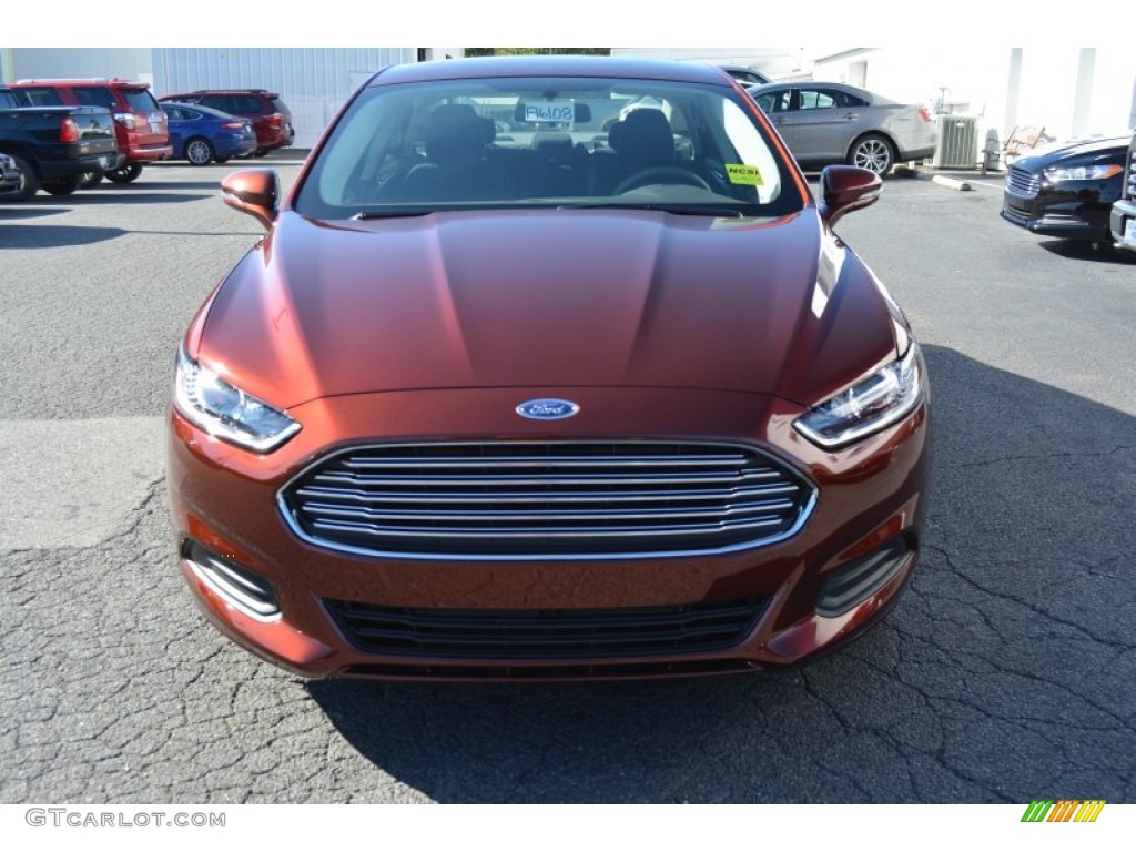 2016 Fusion SE - Bronze Fire Metallic / Charcoal Black photo #4