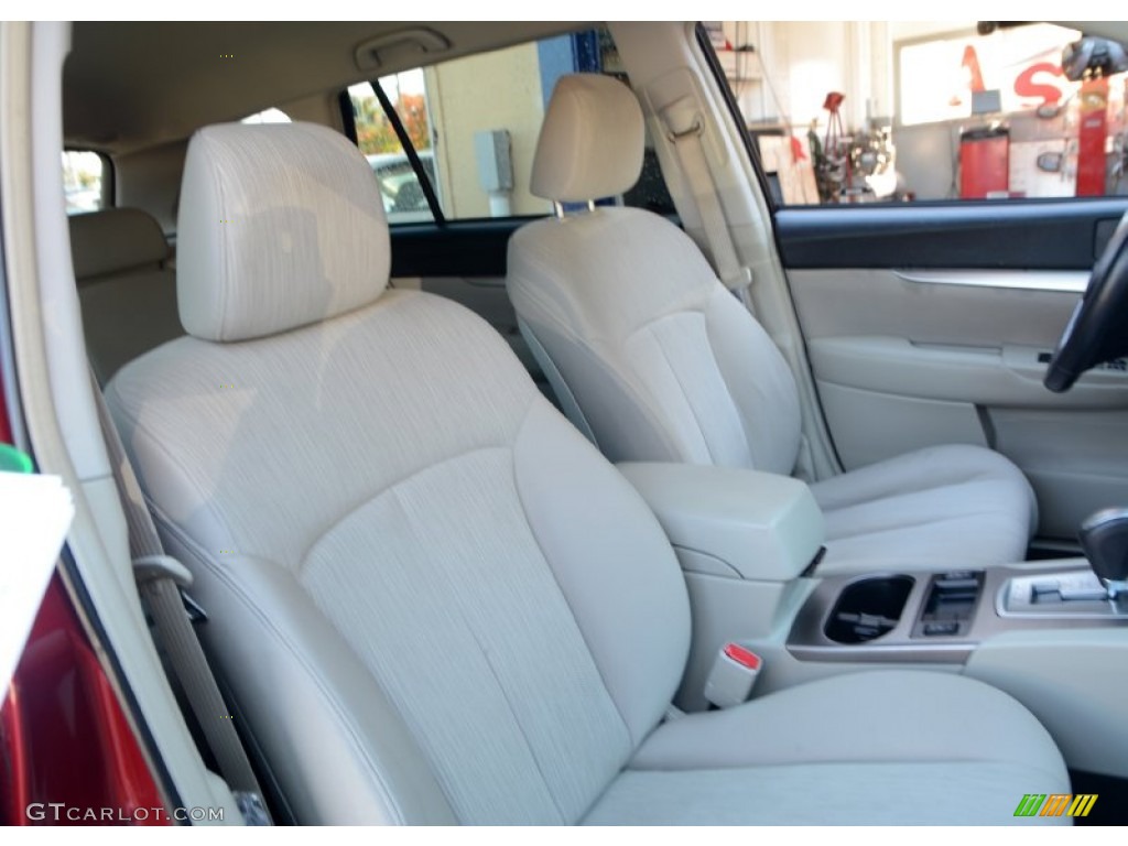 2014 Outback 2.5i Premium - Venetian Red Pearl / Ivory photo #14