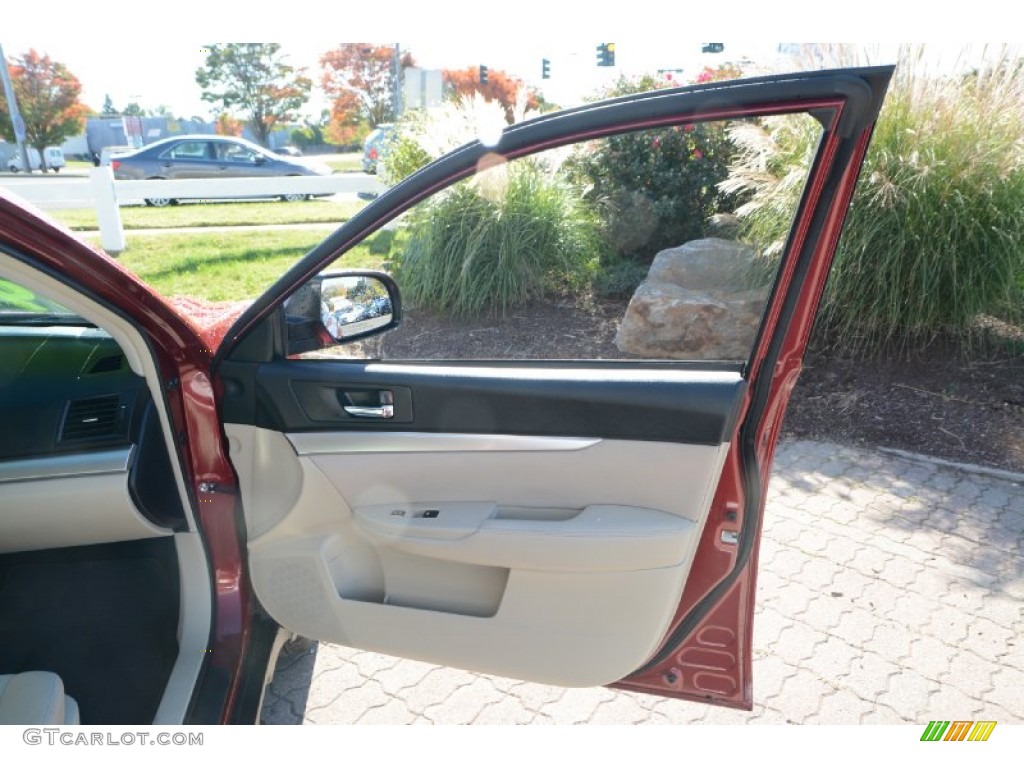 2014 Outback 2.5i Premium - Venetian Red Pearl / Ivory photo #15