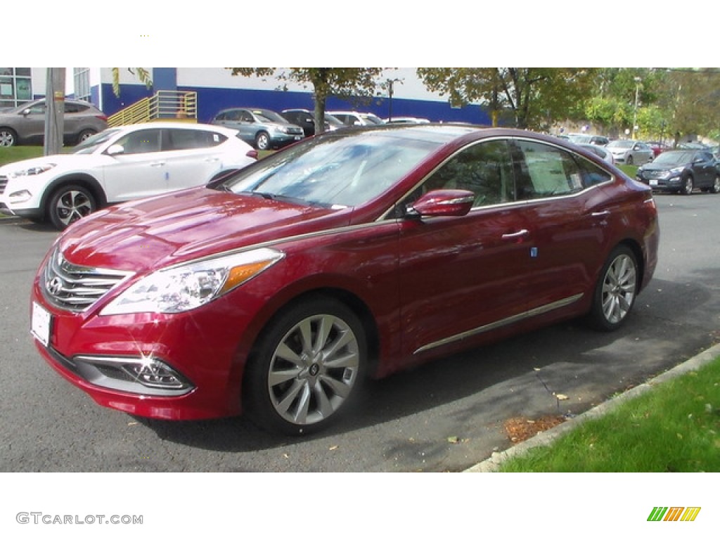 2015 Azera Limited - Venetian Red Pearl / Graphite Black photo #1