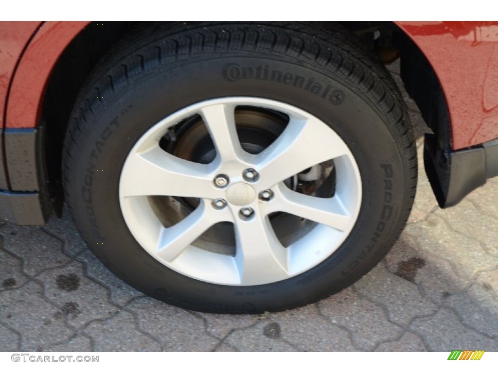 2014 Outback 2.5i Premium - Venetian Red Pearl / Ivory photo #21