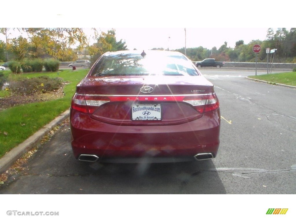 2015 Azera Limited - Venetian Red Pearl / Graphite Black photo #2