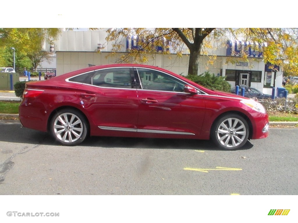 2015 Azera Limited - Venetian Red Pearl / Graphite Black photo #3