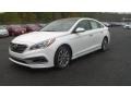 2016 Quartz White Pearl Hyundai Sonata Limited  photo #1