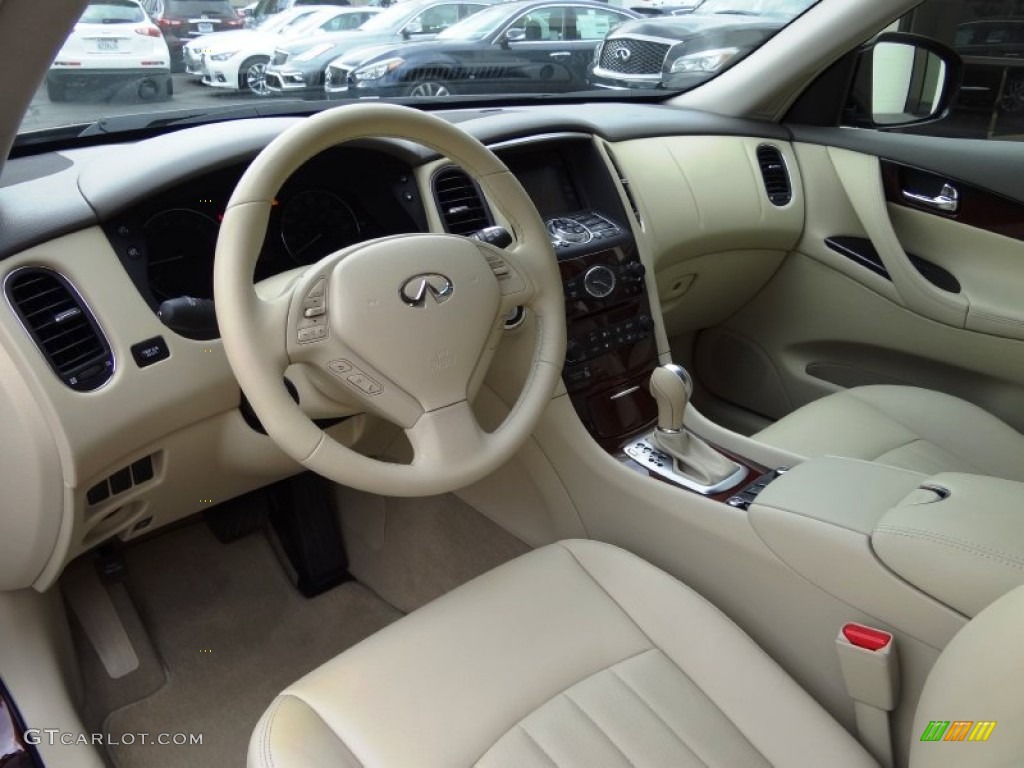 Wheat Interior 2015 Infiniti QX50 Standard QX50 Model Photo #107987258