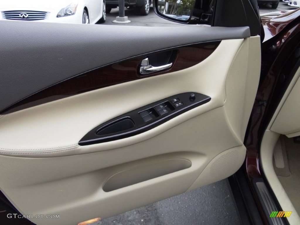 2015 QX50  - Midnight Garnet / Wheat photo #11