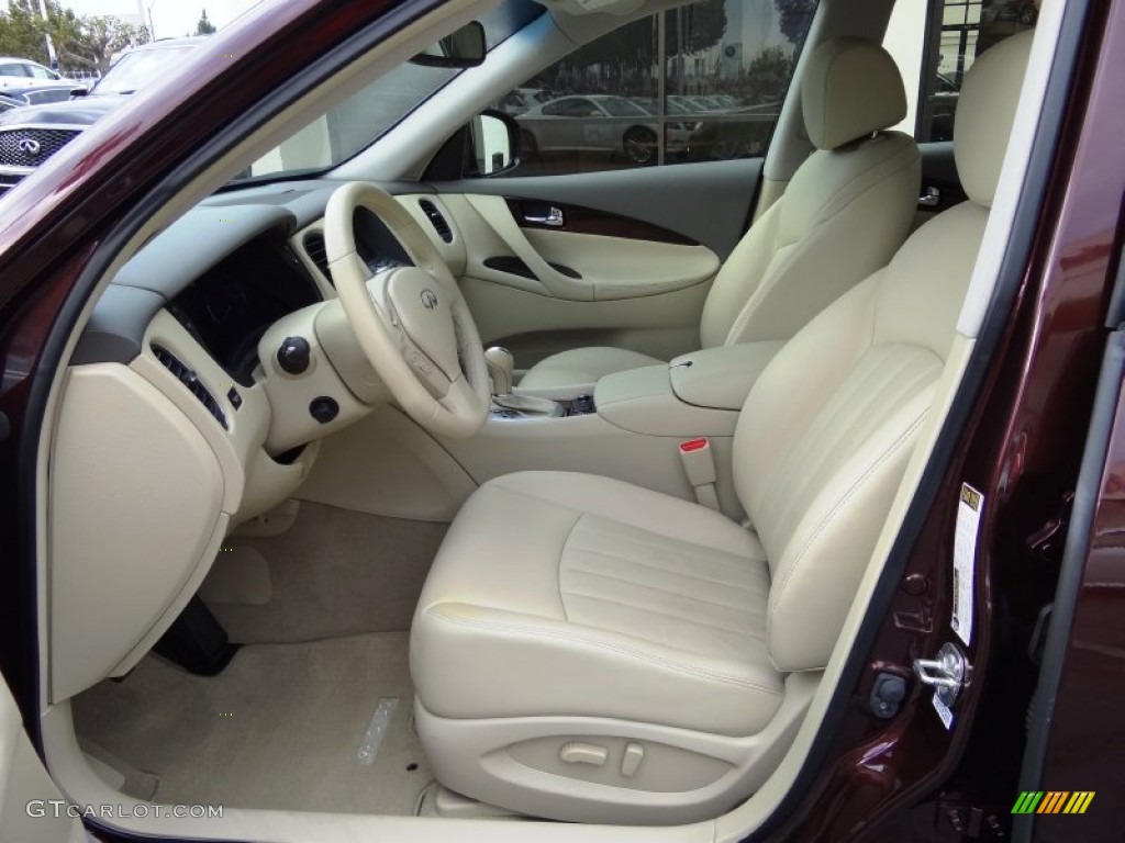 2015 QX50  - Midnight Garnet / Wheat photo #12