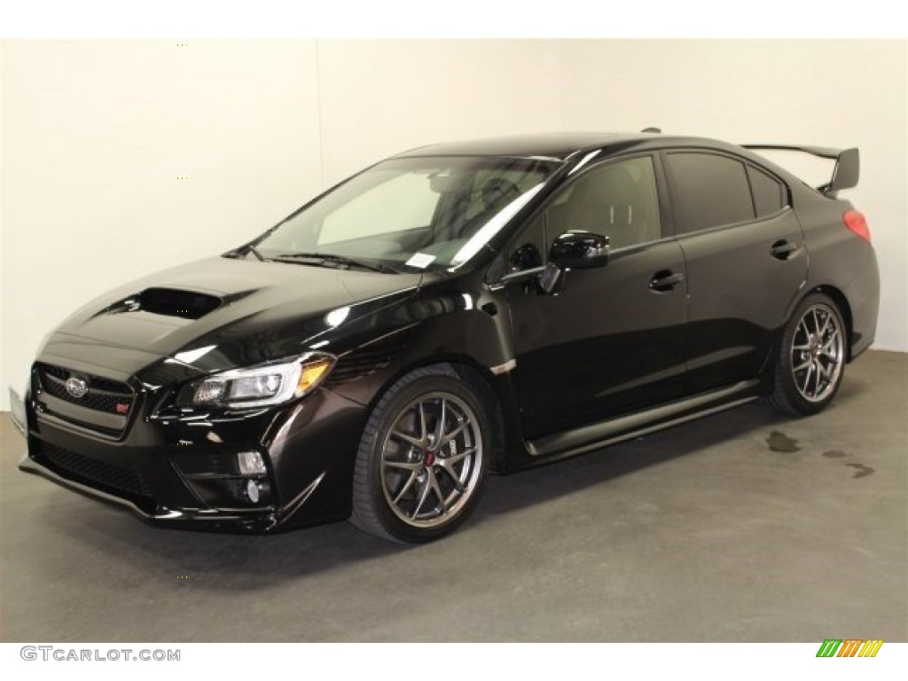 Crystal Black Silica 2015 Subaru WRX STI Limited Exterior Photo #107987614