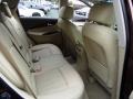 2015 Infiniti QX50 Wheat Interior Rear Seat Photo