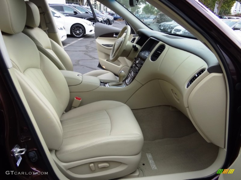 2015 QX50  - Midnight Garnet / Wheat photo #28
