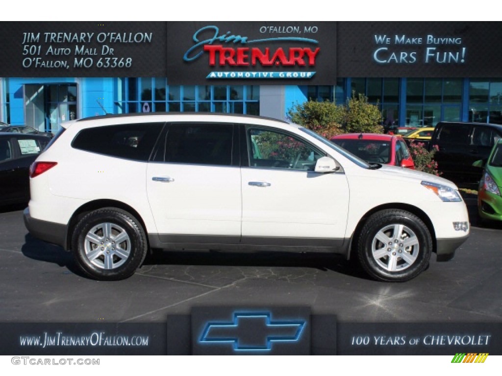 2011 Traverse LT - White / Dark Gray/Light Gray photo #1