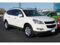 2011 White Chevrolet Traverse LT  photo #2