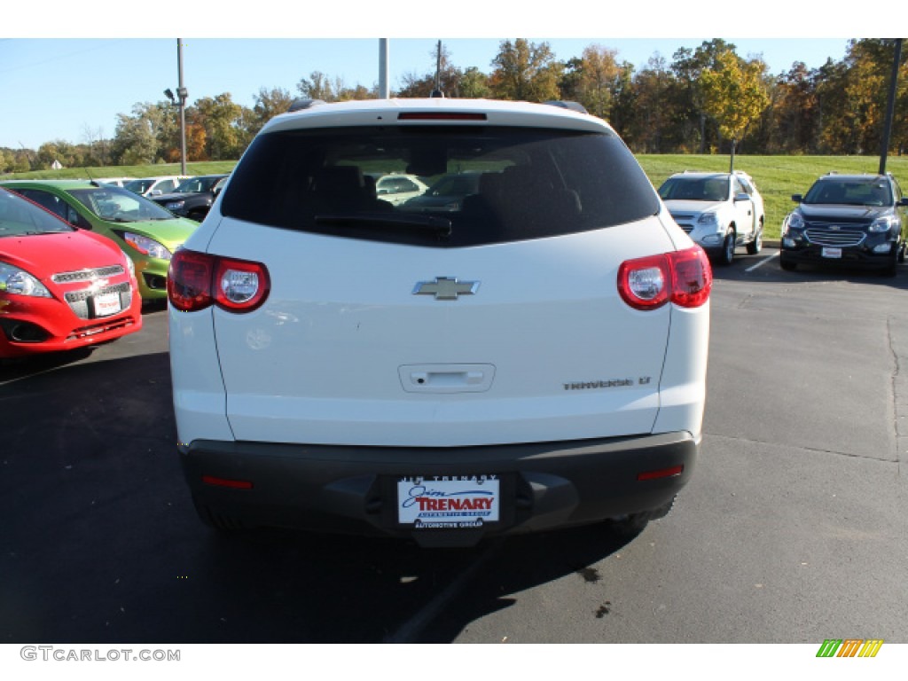 2011 Traverse LT - White / Dark Gray/Light Gray photo #6