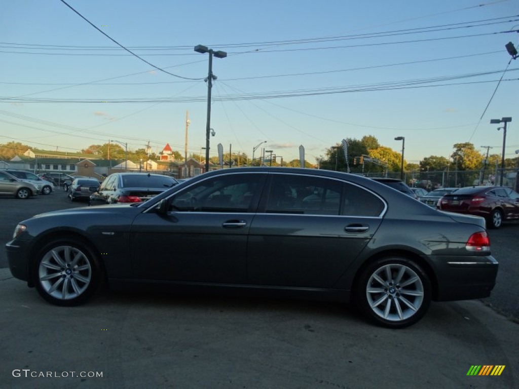 2008 7 Series 750Li Sedan - Titanium Grey Metallic / Black photo #8