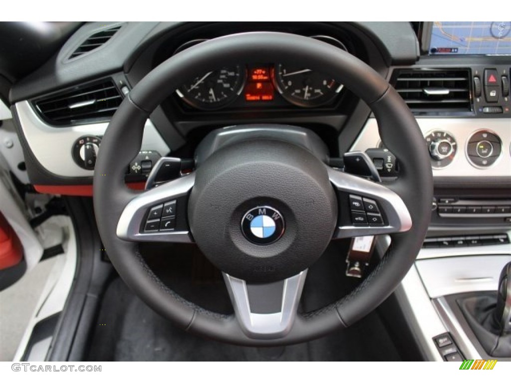 2016 Z4 sDrive35i - Alpine White / Coral Red photo #9