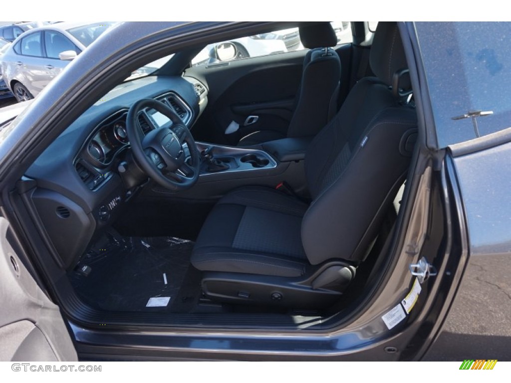 Black Interior 2016 Dodge Challenger SXT Photo #107993132