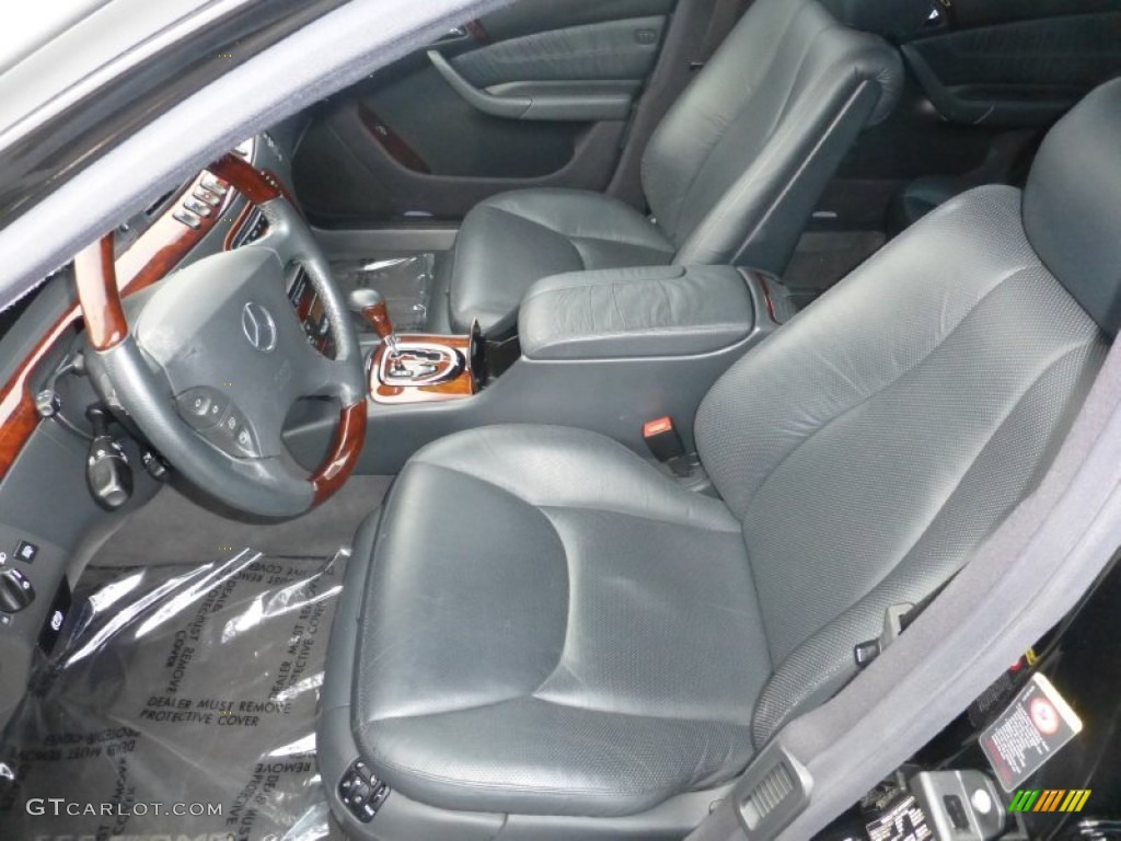 2002 Mercedes-Benz S 55 AMG Front Seat Photo #107994695